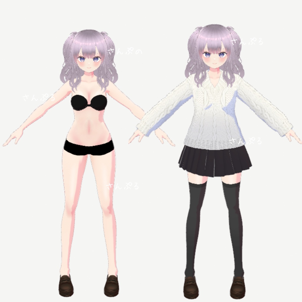 【商用可】てす子製品版【Vroidモデル】