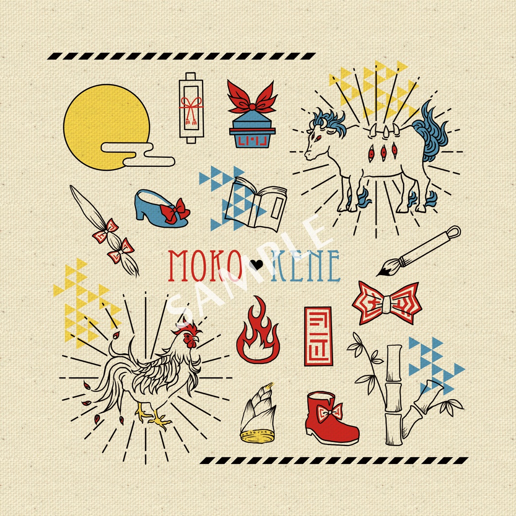 東方モチーフメガネ拭き