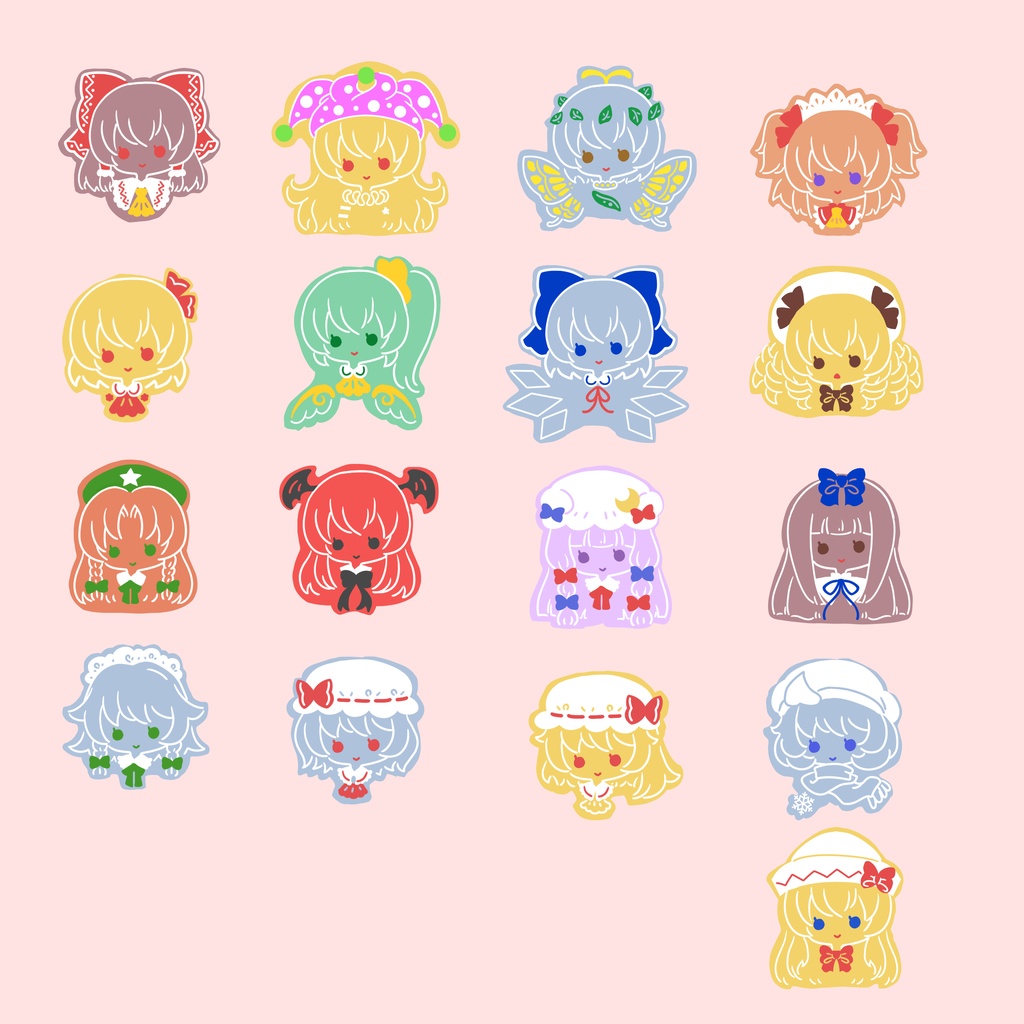 東方つながるストラップ