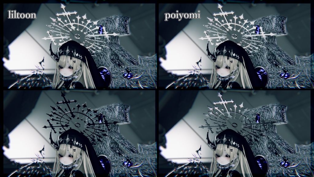 メタリックなゴシックヘイロー【MA対応】