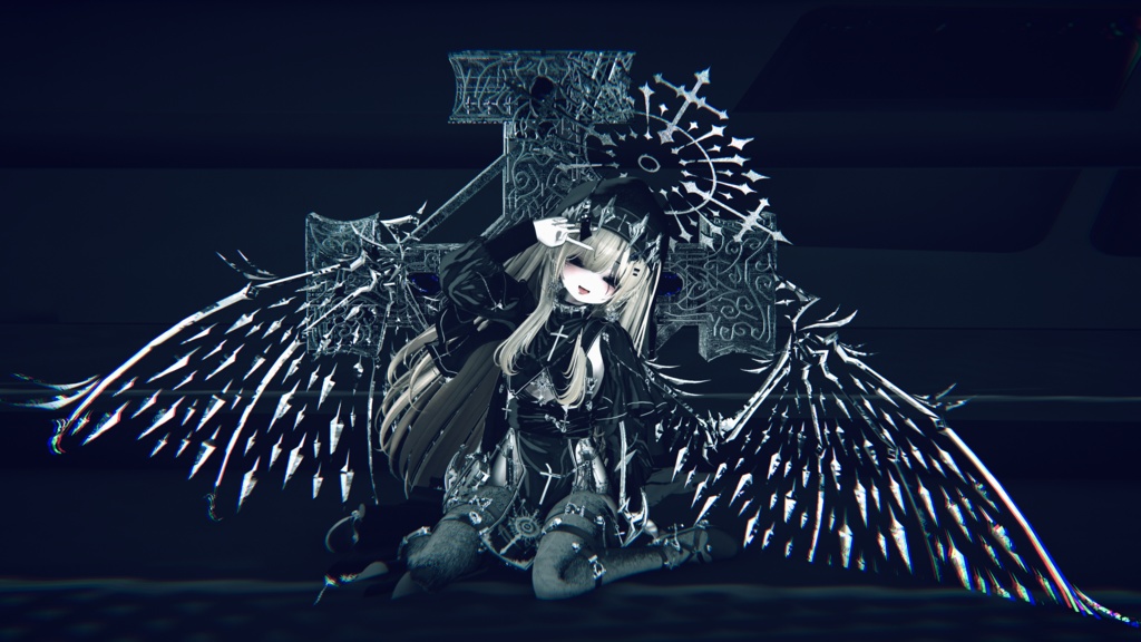 メタリックなゴシックヘイロー【MA対応】