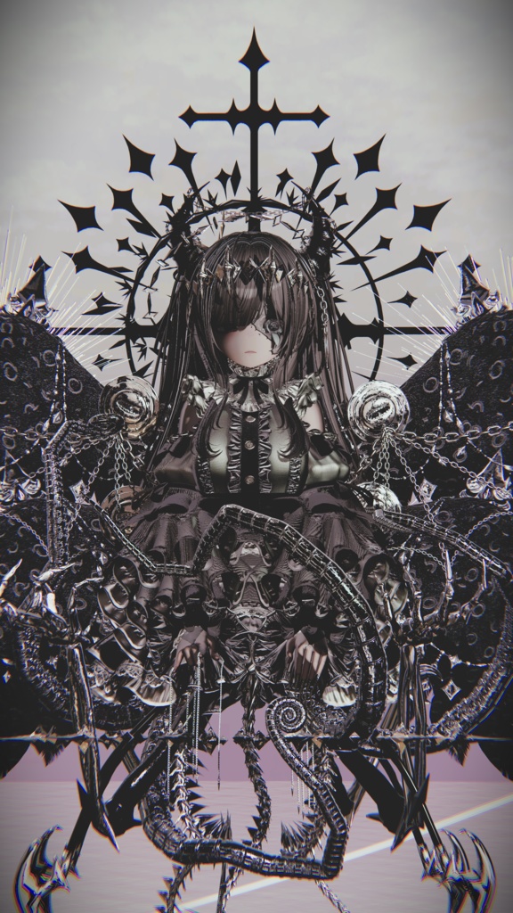 メタリックなゴシックヘイロー【MA対応】