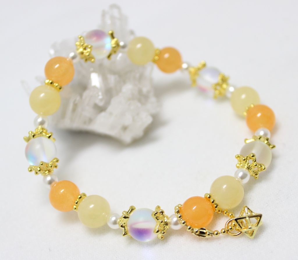 FGO ぐだ子イメージカラー天然石ブレスレット