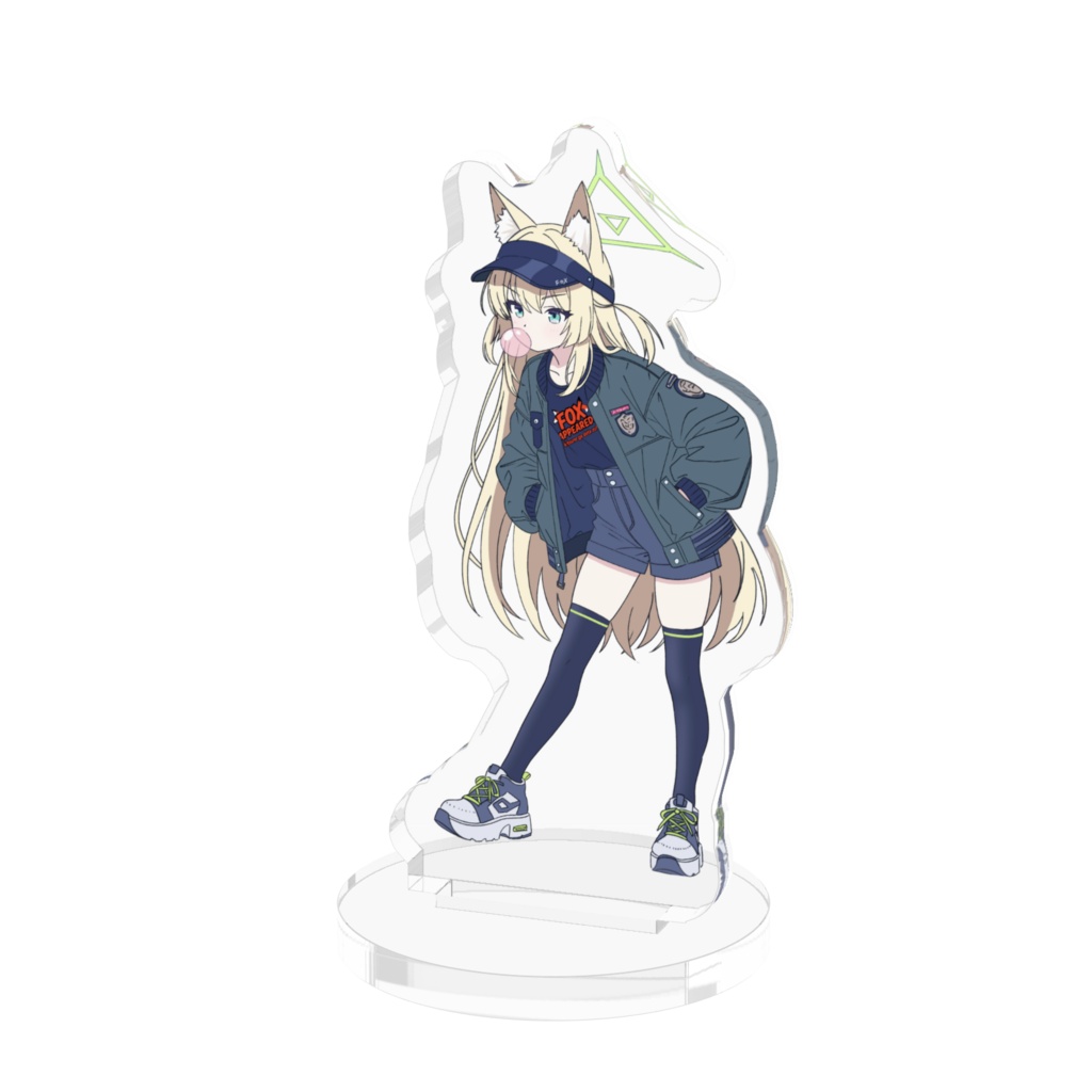 ブルアカ　私服クルミのアクスタ  50x50mm ～