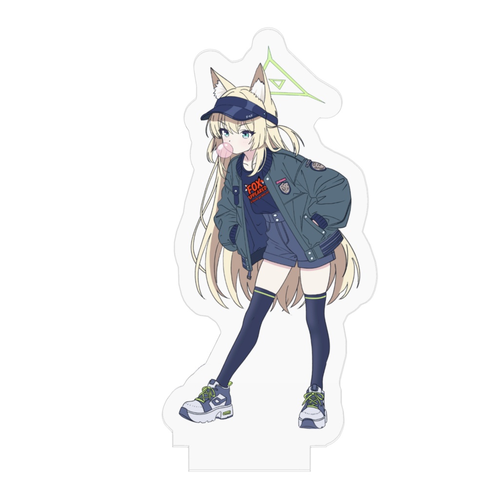 ブルアカ 私服クルミのアクスタ 50x50mm ~
