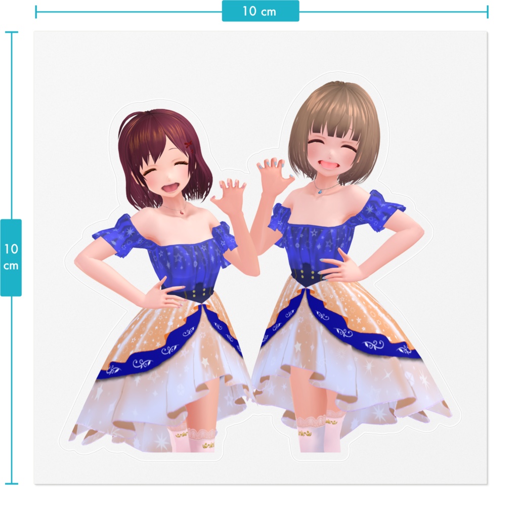 2022ハロウィンステッカー(わたあお)