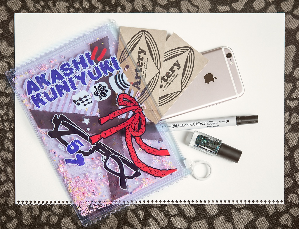 明石国行ビニールポーチ