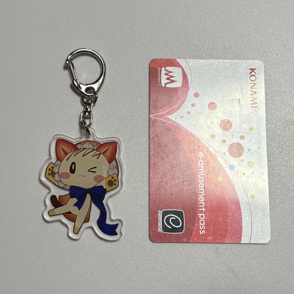 アクリルキーホルダー クレープにゃん