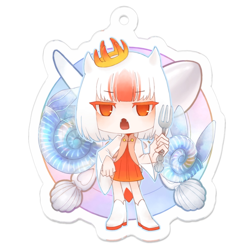 アクリルキーホルダー　クリオネ