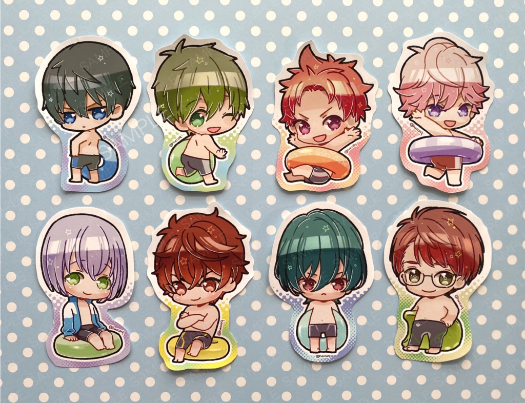 Free!ハイスピ〜DFステッカー