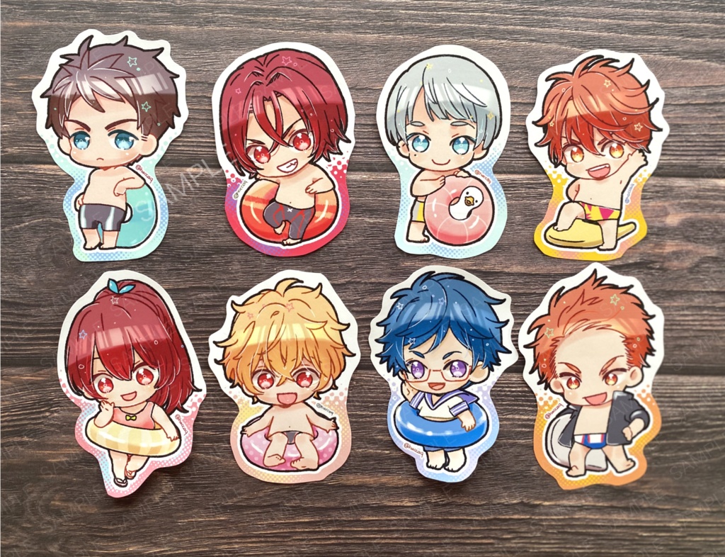 Free!ハイスピ〜DFステッカー