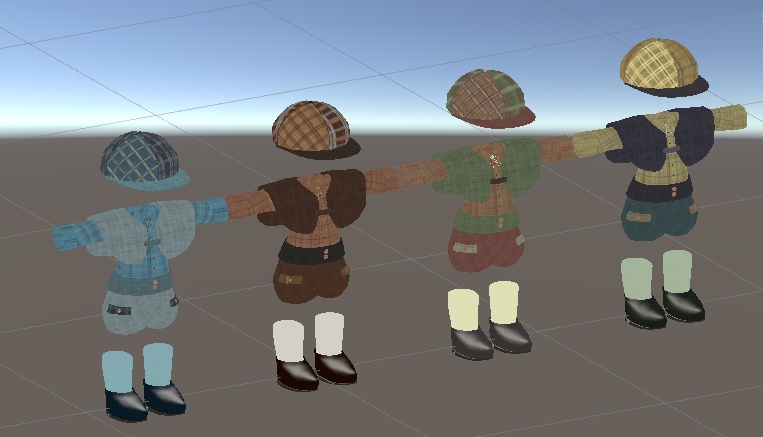 VRC想定 ※Ku Re用※ チェックの服