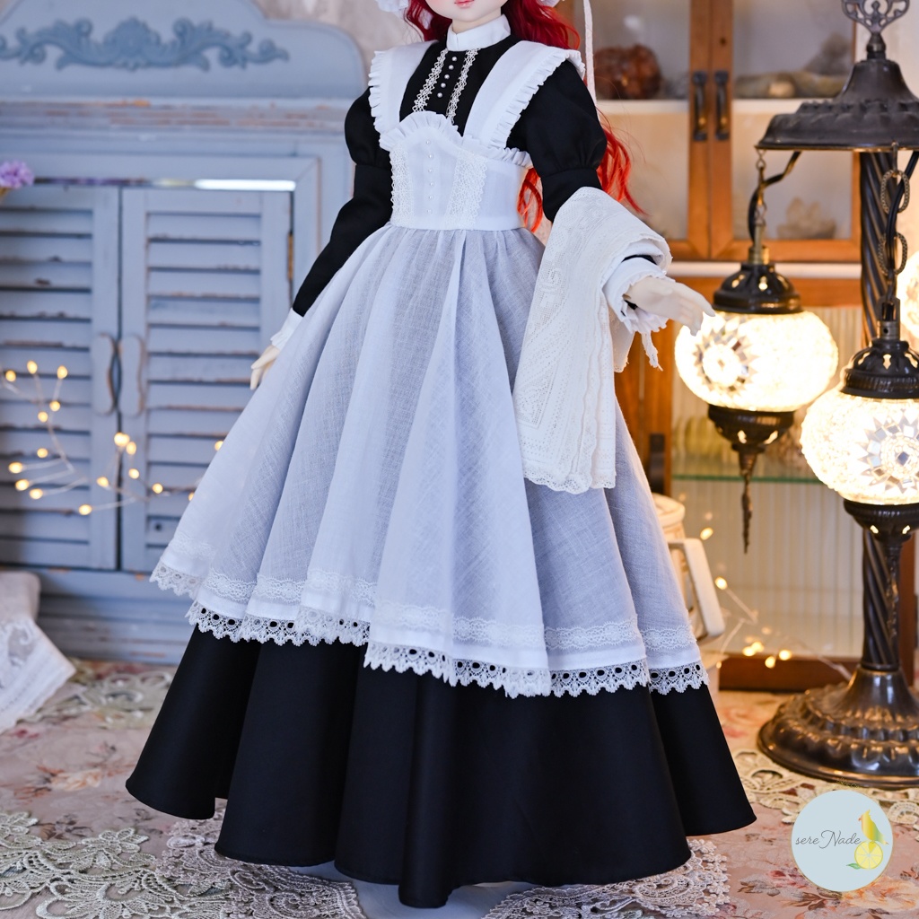 【受注制作】classical maid dress【house maid】1/3 size