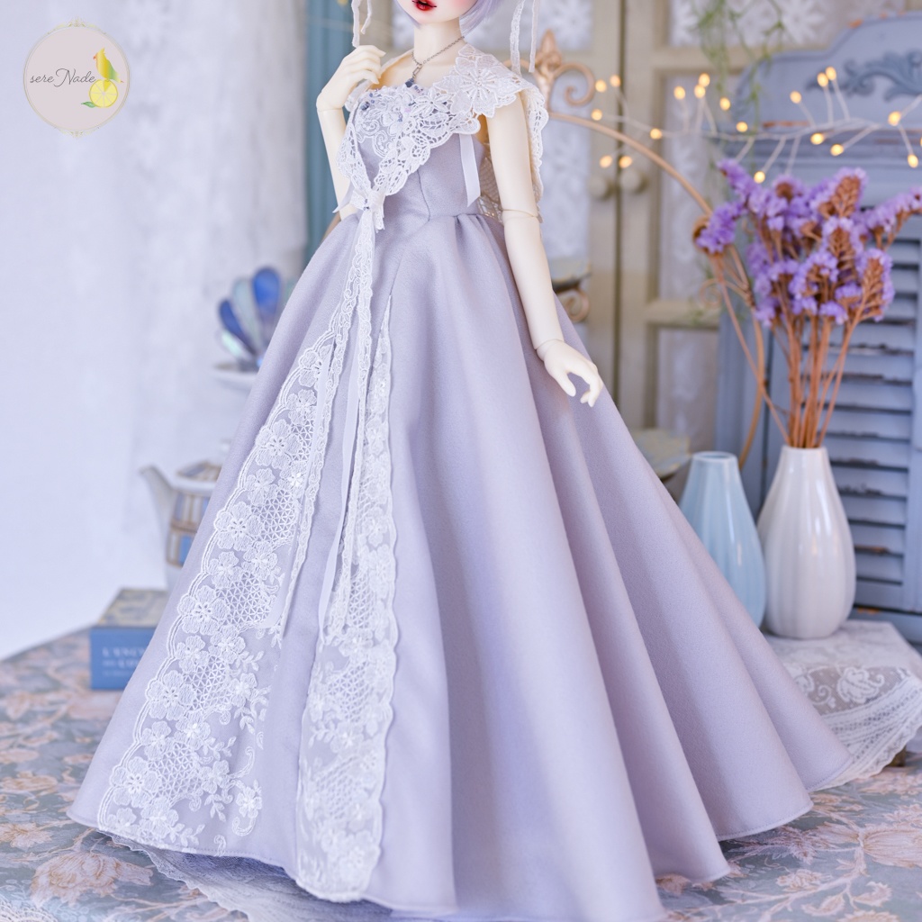 追想のドレス～薄氷～ 1/3(slender)size