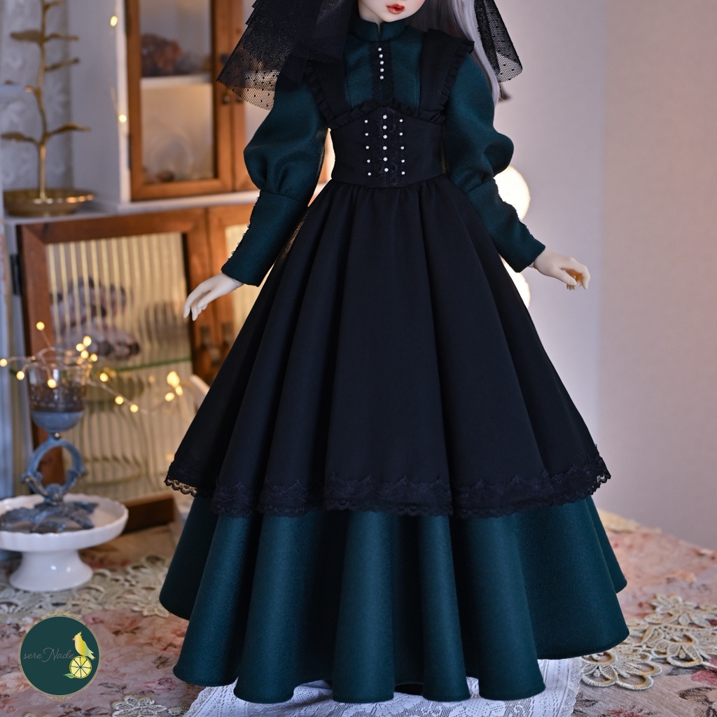 【古城の案内人】dark green×black＊1/3 size