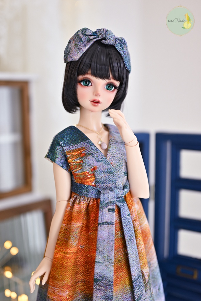 【印象、日の出】1/3size カシュクールワンピース 2点set+おまけ付き