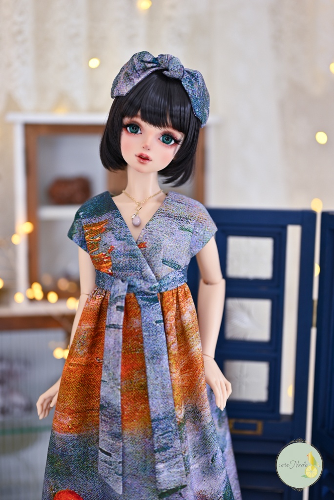 【印象、日の出】1/3size カシュクールワンピース 2点set+おまけ付き