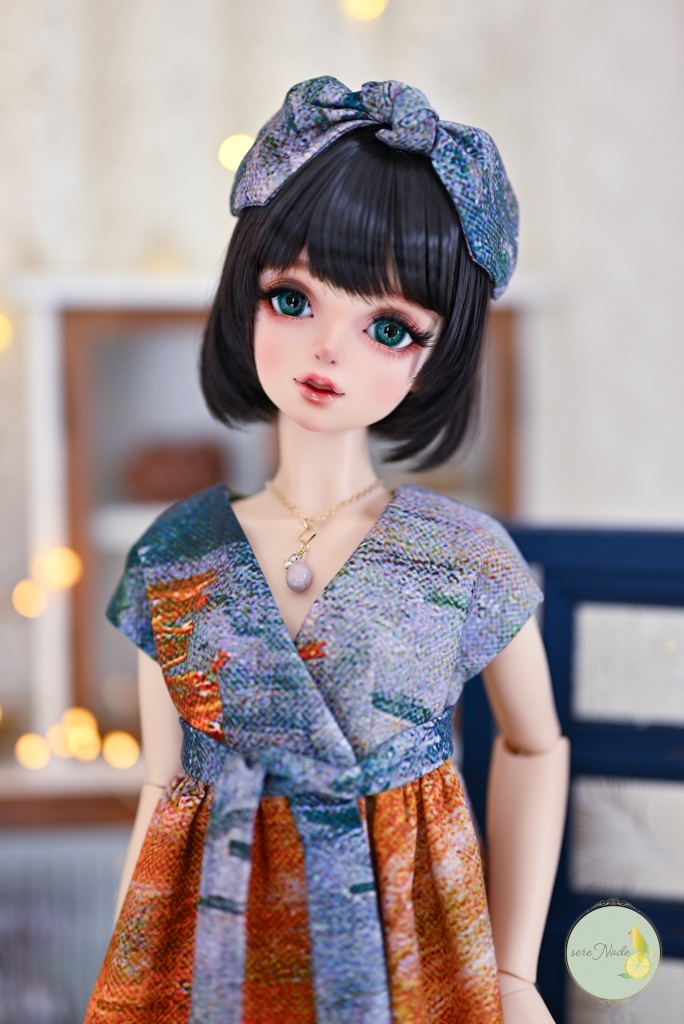 【印象、日の出】1/3size カシュクールワンピース 2点set+おまけ付き