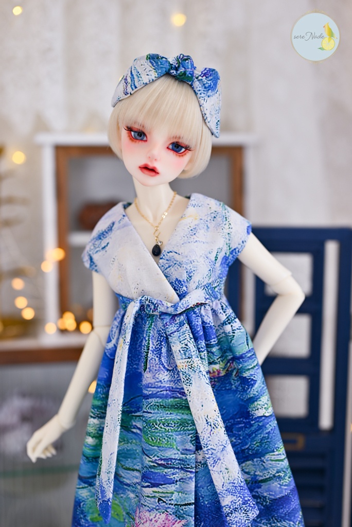 【睡蓮】1/3size カシュクールワンピース 2点set+おまけ付き