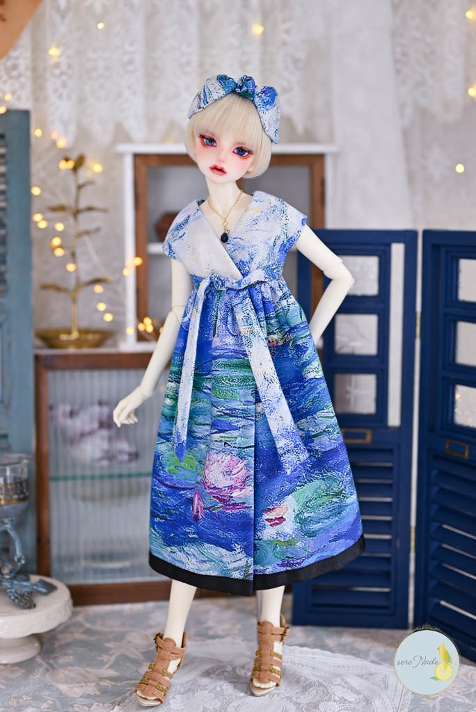 【睡蓮】1/3size カシュクールワンピース 2点set+おまけ付き