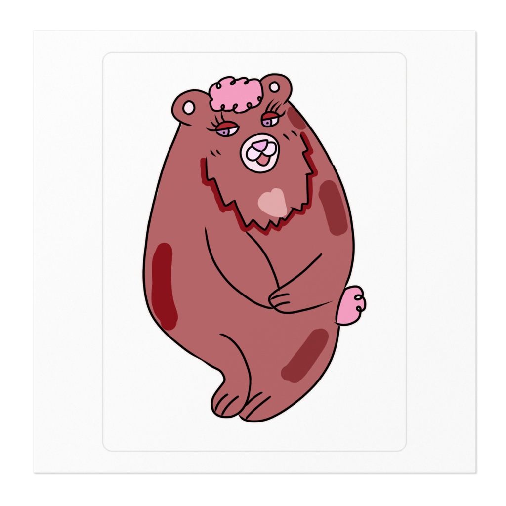 熊ちゃんのステッカー