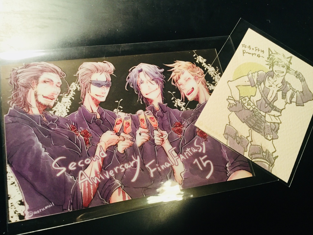 15、二周年クリアポストカード