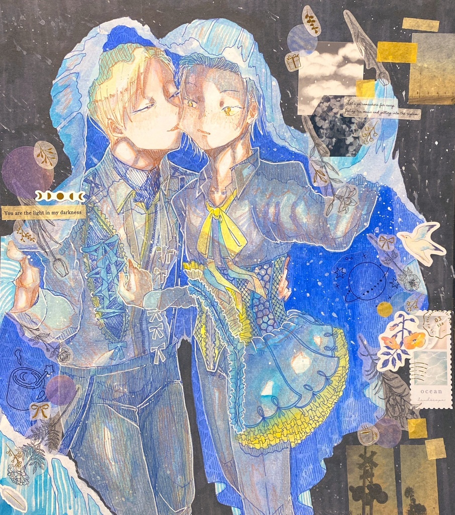 夜の水面