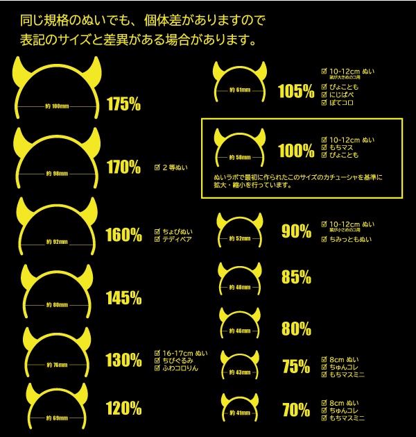 デビルカチューシャ(スケルトン)SIZE:100%
