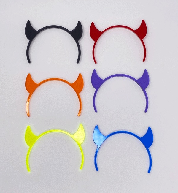 デビルカチューシャ(スケルトン)SIZE:100%