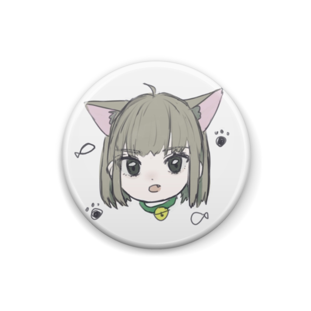 グレーテル にゃんこ 缶バッジ