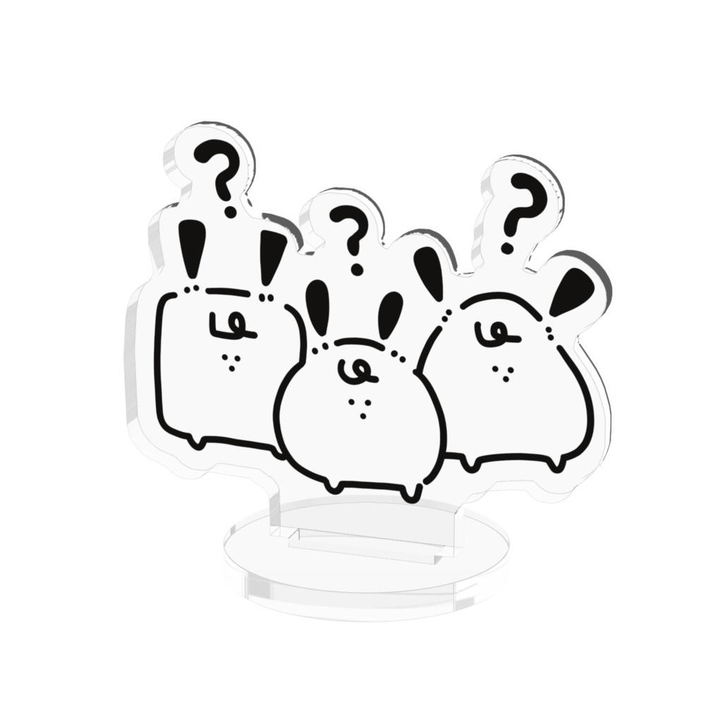 まる、さんかく、しかくアクスタ