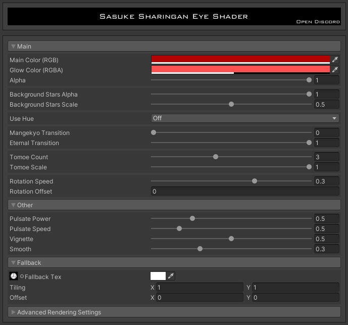 VRChat | Sasuke Sharingan Eye Shader | サスケ写輪眼アイシェーダー