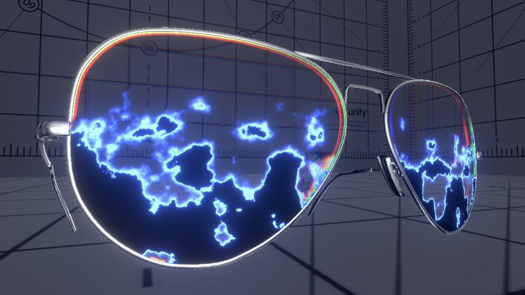 VRChat Burning glasses shader 1.11