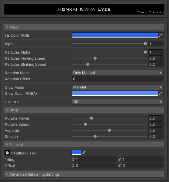 VRChat | Honkai Kiana Eye Shader | 本海キアナ アイシェイダー