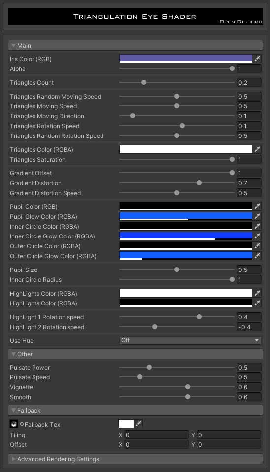 VRChat | Triangulation Eye Shader | 三角測量アイシェーダー