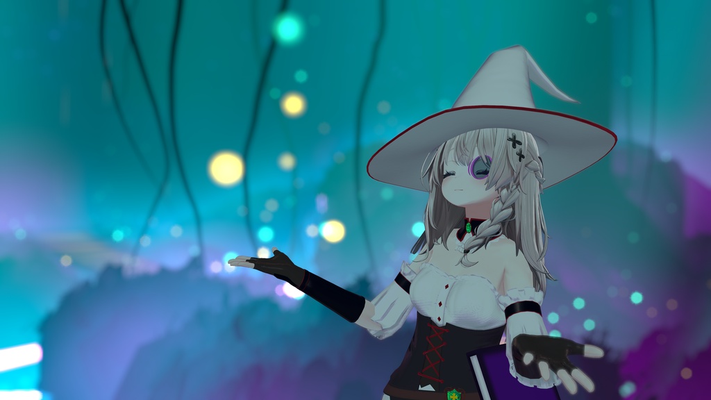 【販売記念セール中】識魔術師 -Thaumomancer-【VRChat向け衣装+ギミック】