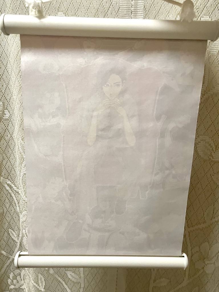 棚から出てきた入江和明タペストリー