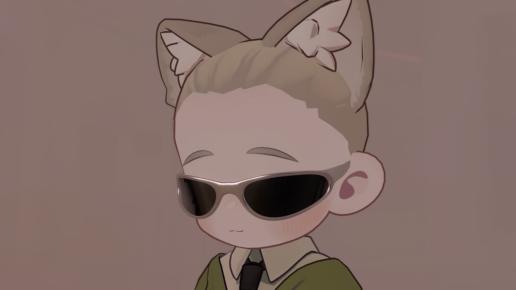 【無料/Free】テックなサングラス【シルバー】