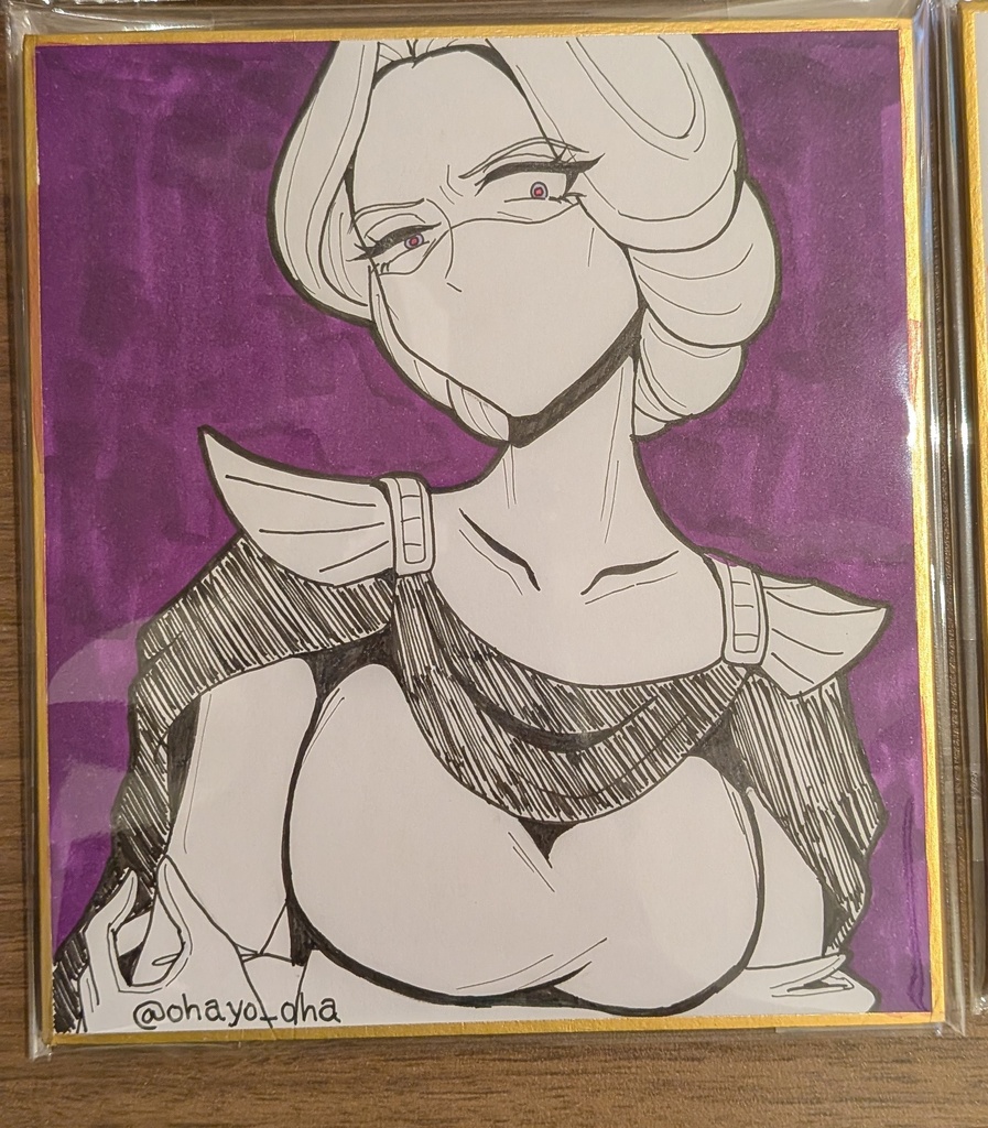 ミニ色紙 キシリア・ザビ