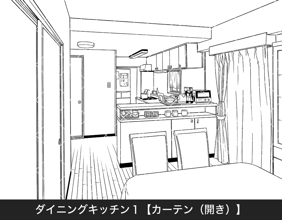 デジタル線画素材集〈アパート・マンション編〉