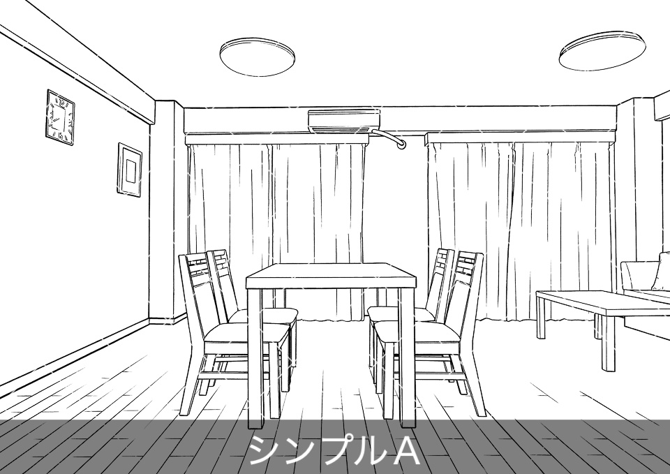 デジタル線画素材集〈アパート・マンション編〉