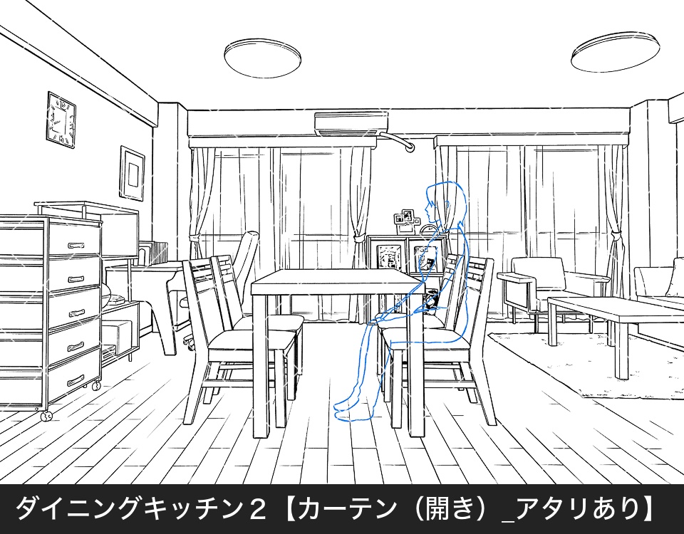 デジタル線画素材集〈アパート・マンション編〉