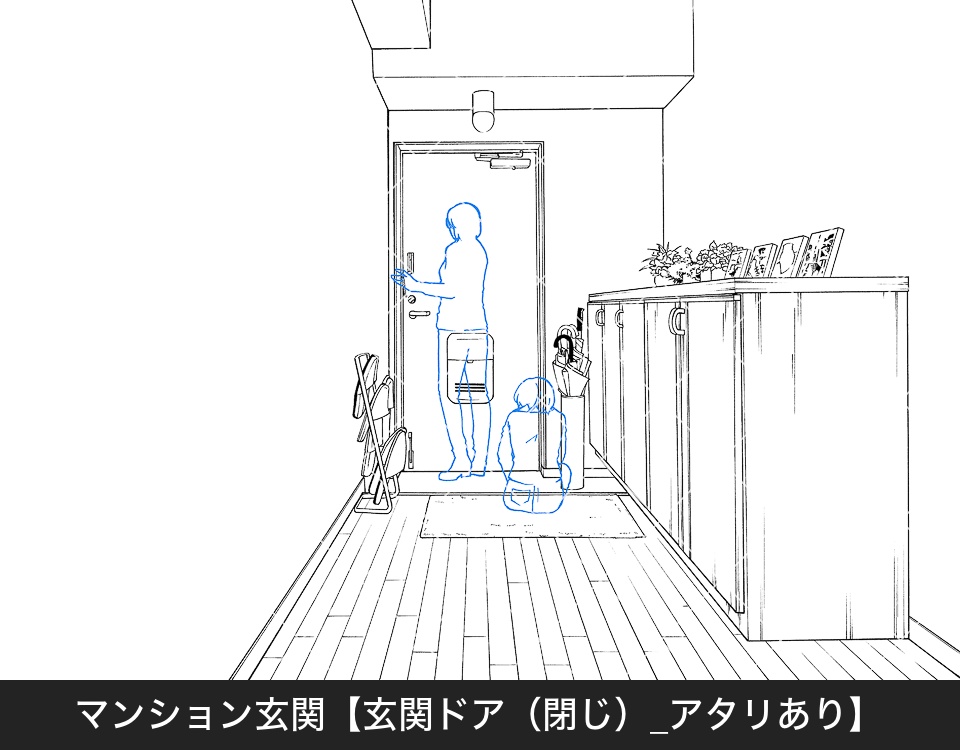 デジタル線画素材集〈アパート・マンション編〉