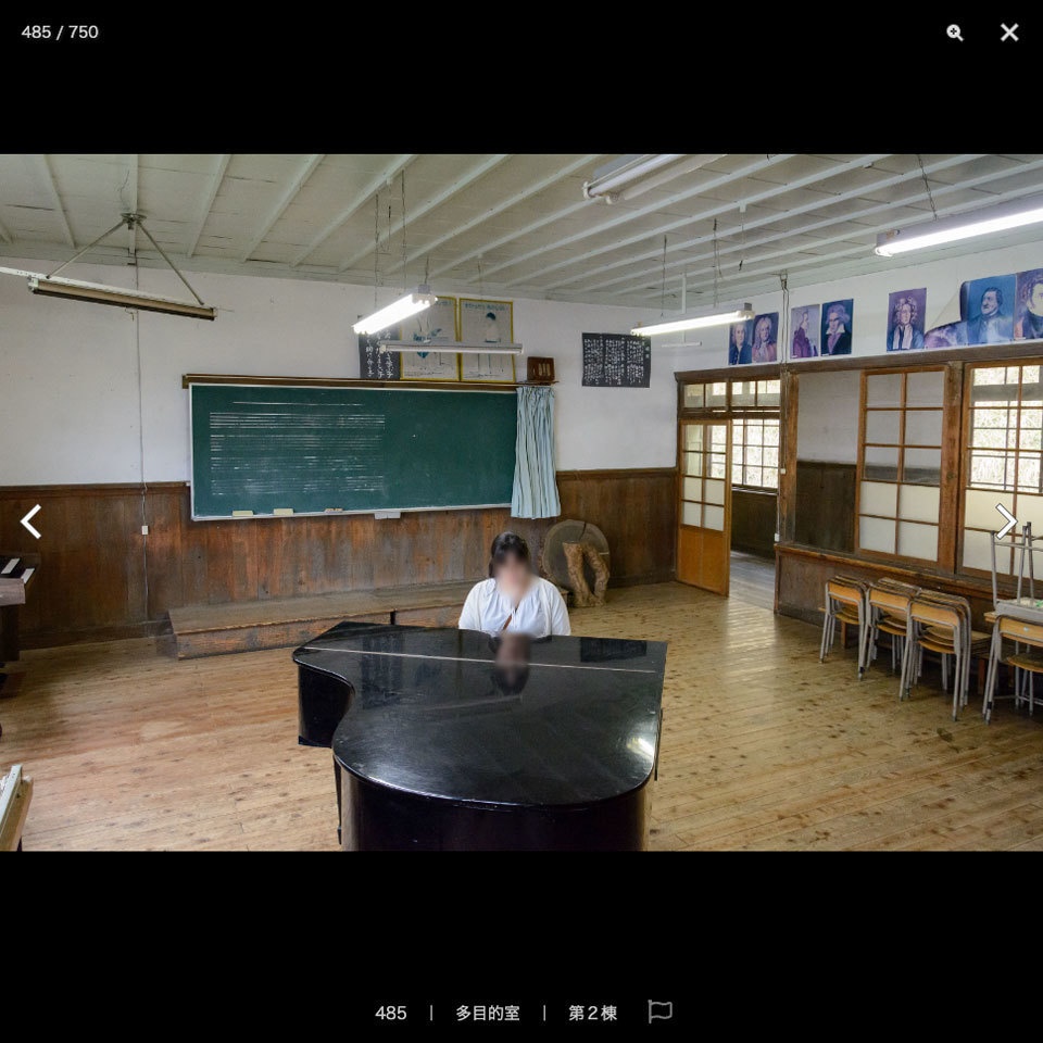 漫画背景資料 学校編 木造校舎と田舎道