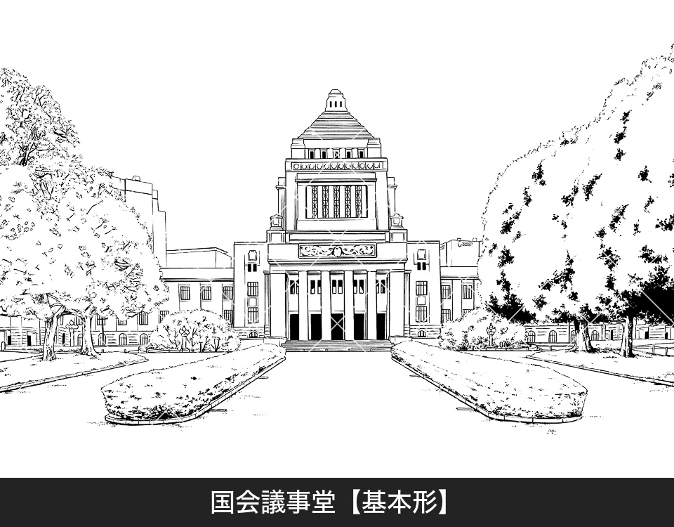 デジタル線画素材集〈お店・施設編 Bセット〉