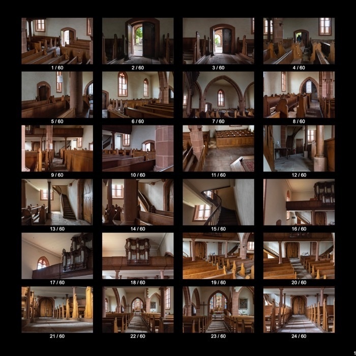 【無料】ブドウ畑に佇む教会内部(60点)