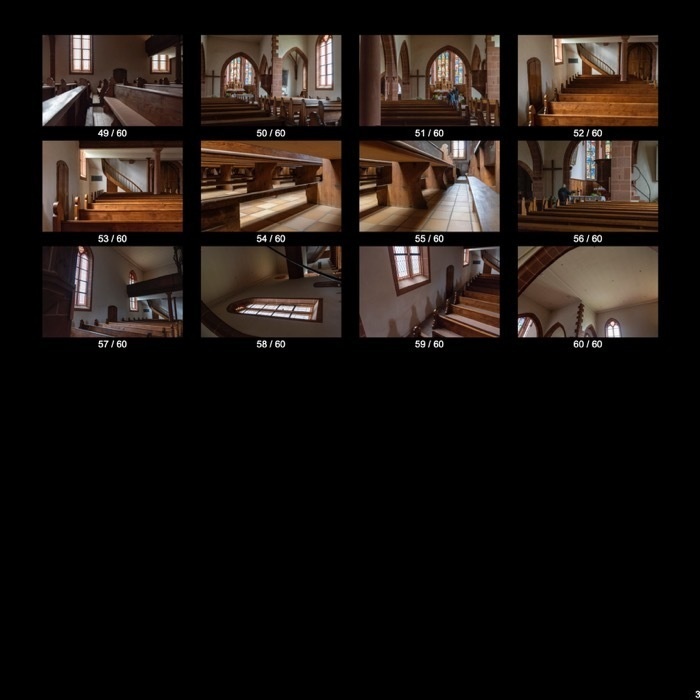 【無料】ブドウ畑に佇む教会内部(60点)