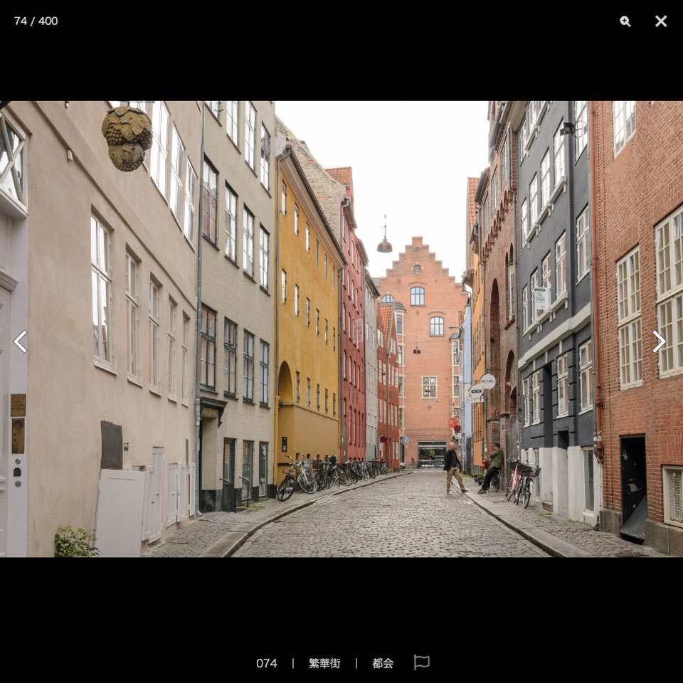 漫画背景資料 北欧街並