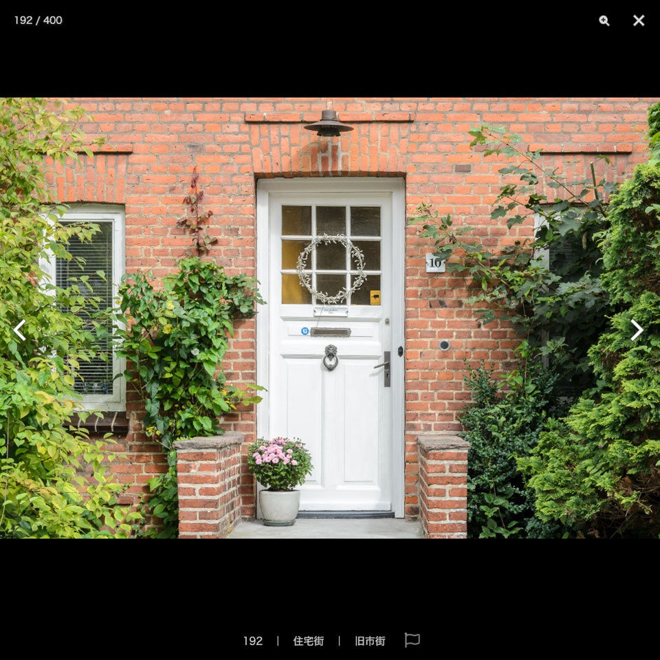 漫画背景資料 北欧街並