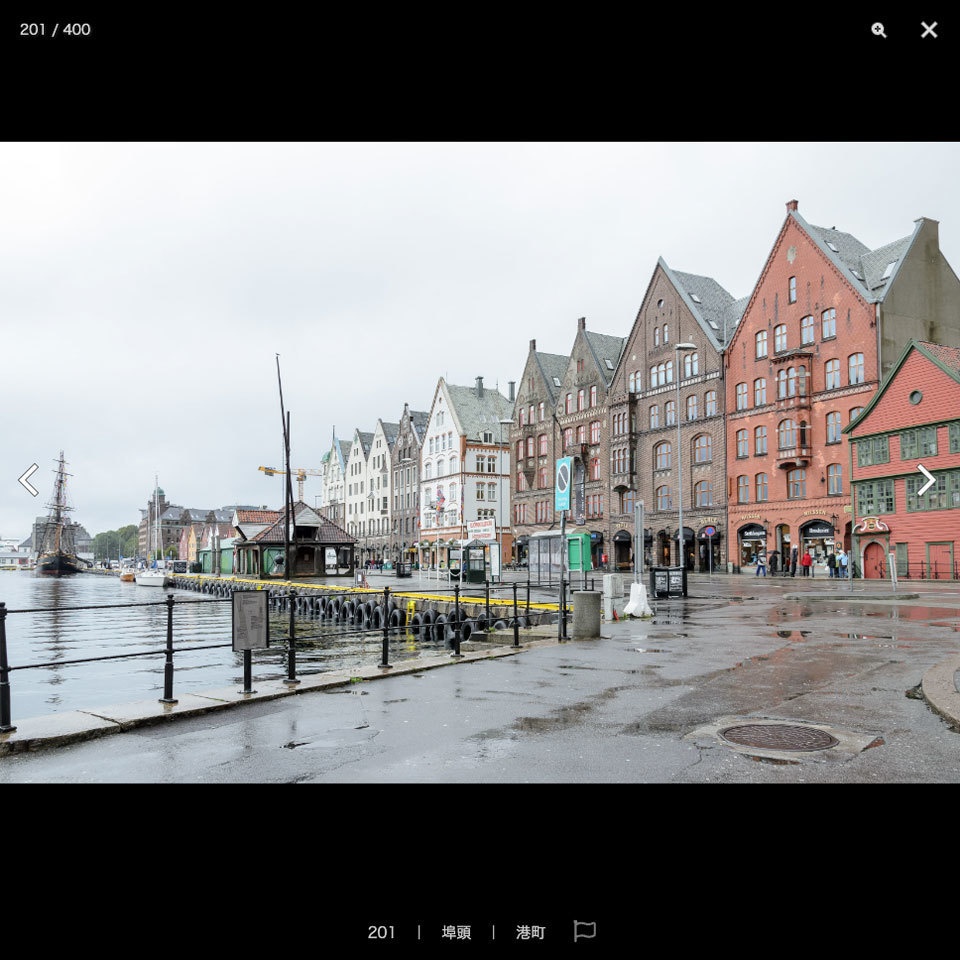 漫画背景資料 北欧街並